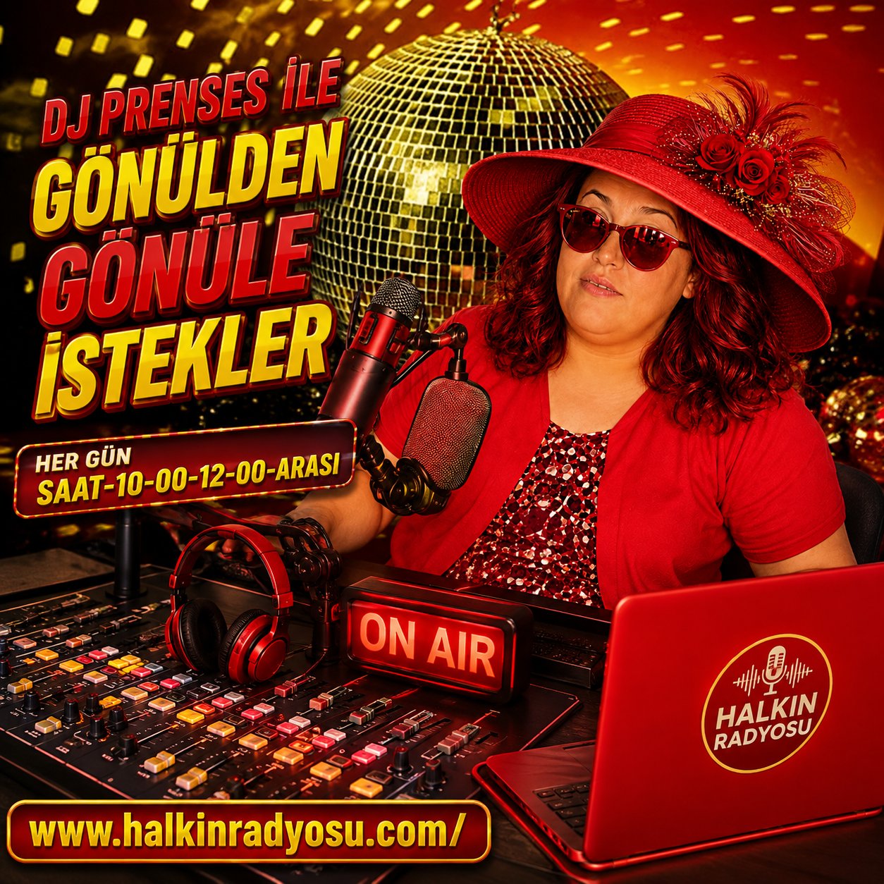 DJ PRENSES İLE        GÖNÜLDEN  GÖNÜLE İSTEKLER  